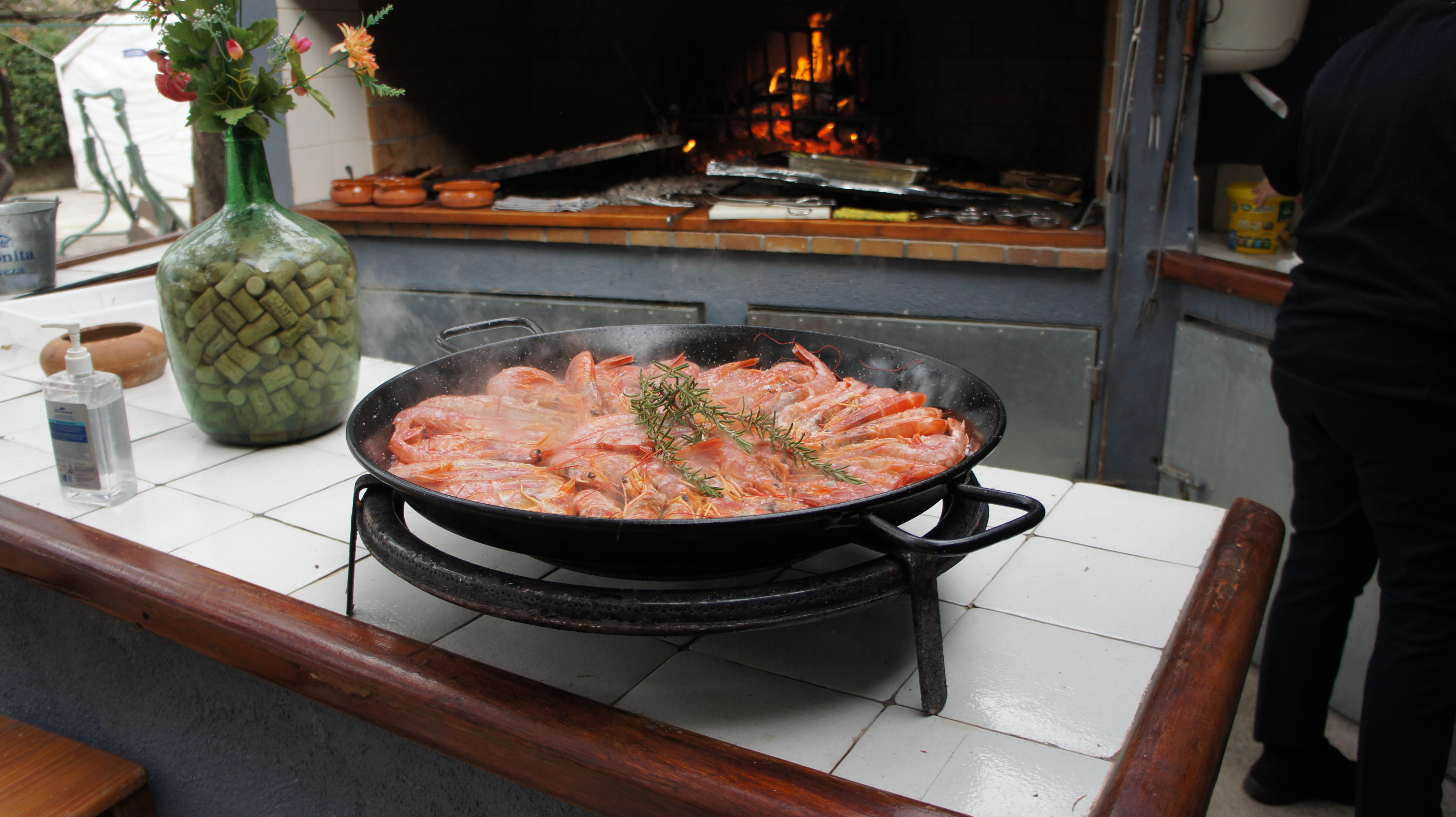 Gambas parrilla