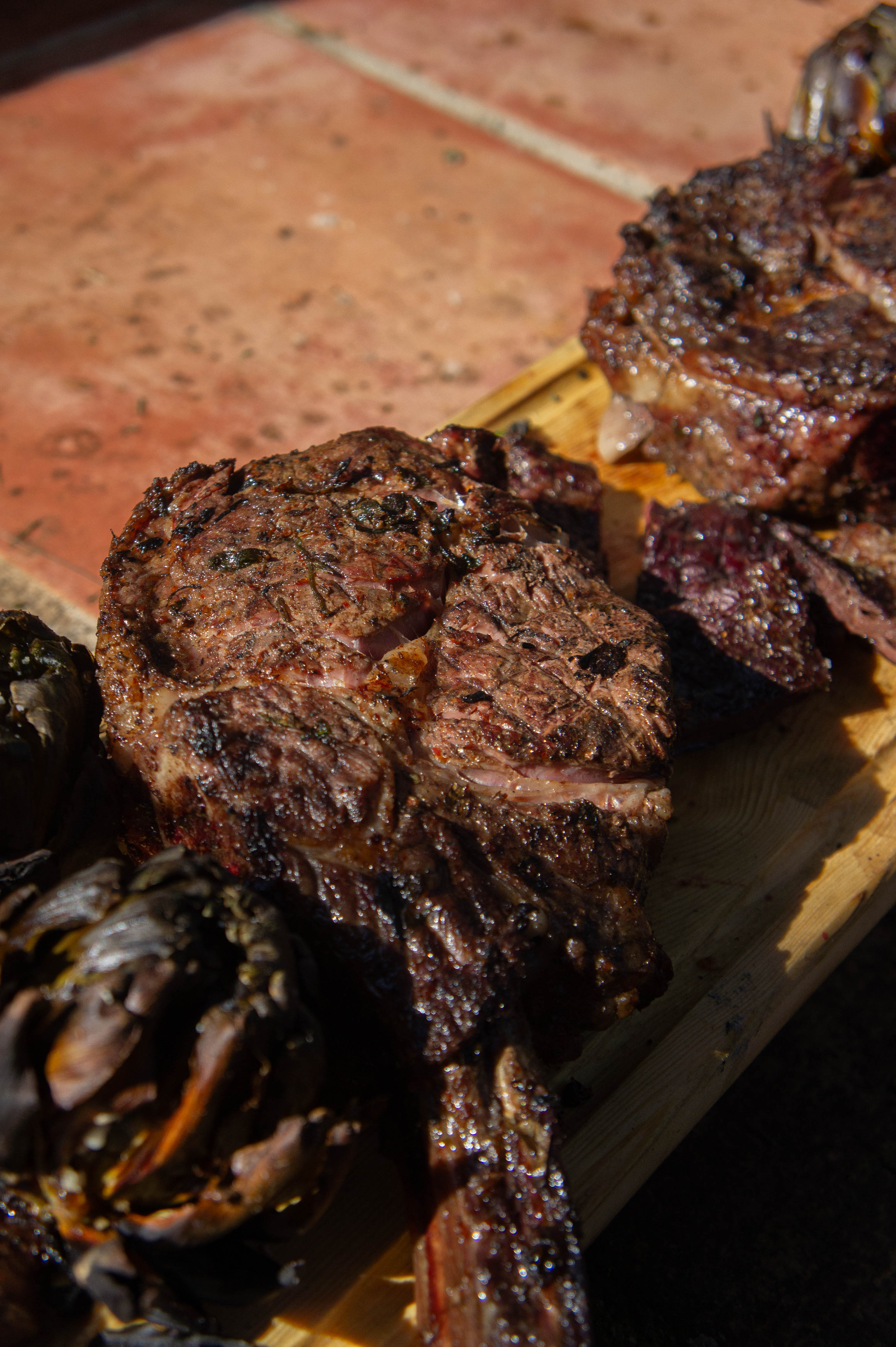 Tomahawk a la brasa